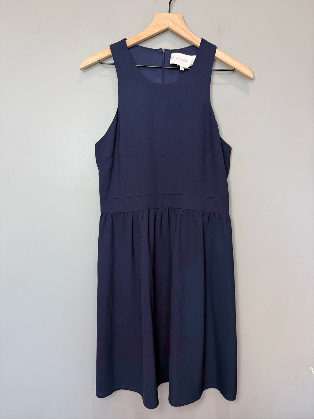 Charles Henry Navy Fit &‎ Flare Sleeveless Dress Size Medium